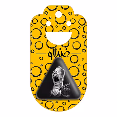 پیکسل خندالو طرح جیمز هتفیلد گروه موسیقی متالیکا مدل مثلثی کد 3264