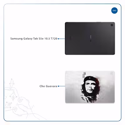 برچسب پوششی ماهوت مدل Che-Guevara مناسب برای تبلت سامسونگ Galaxy Tab S5e 10.5 2019 T720