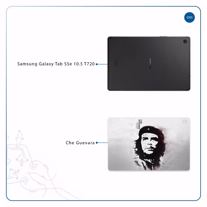 برچسب پوششی ماهوت مدل Che-Guevara مناسب برای تبلت سامسونگ Galaxy Tab S5e 10.5 2019 T720