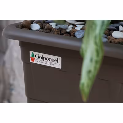 گلدان گلپونه مدل پلاستیکی مربع کد 119