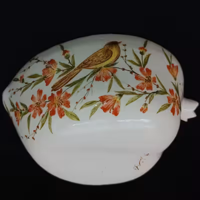 ست 7 تکه آجیل خوری سرامیکی هیوا طرح نارگل مدل شقایق کد 11311959