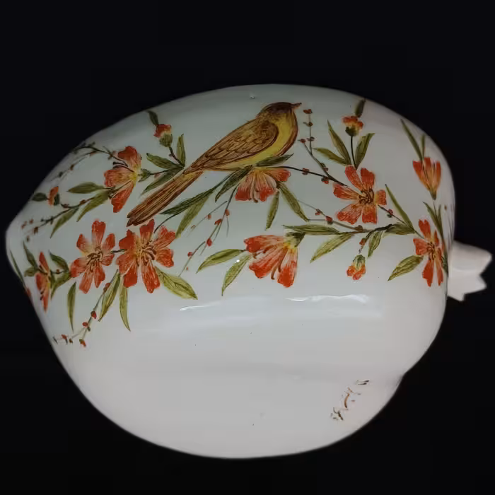 ست 7 تکه آجیل خوری سرامیکی هیوا طرح نارگل مدل شقایق کد 11311959