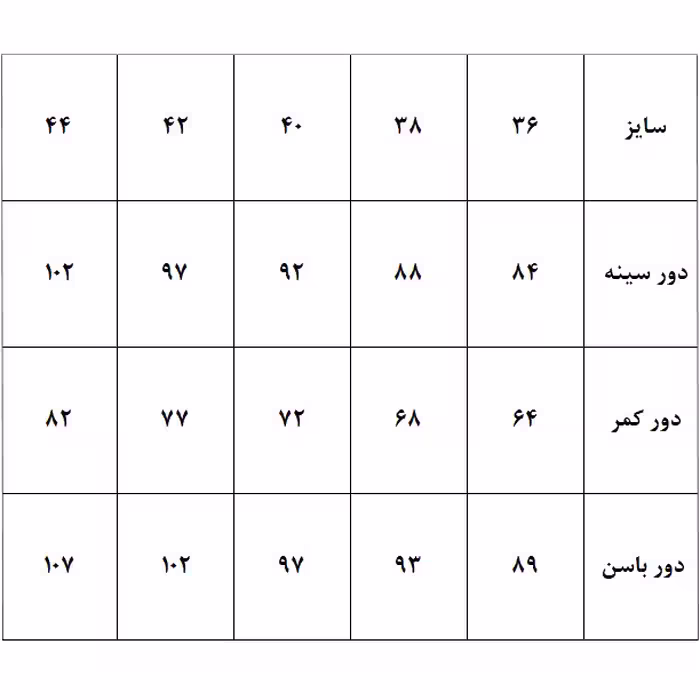 الگو بالا تنه و آستین  متد مولر سایز 36