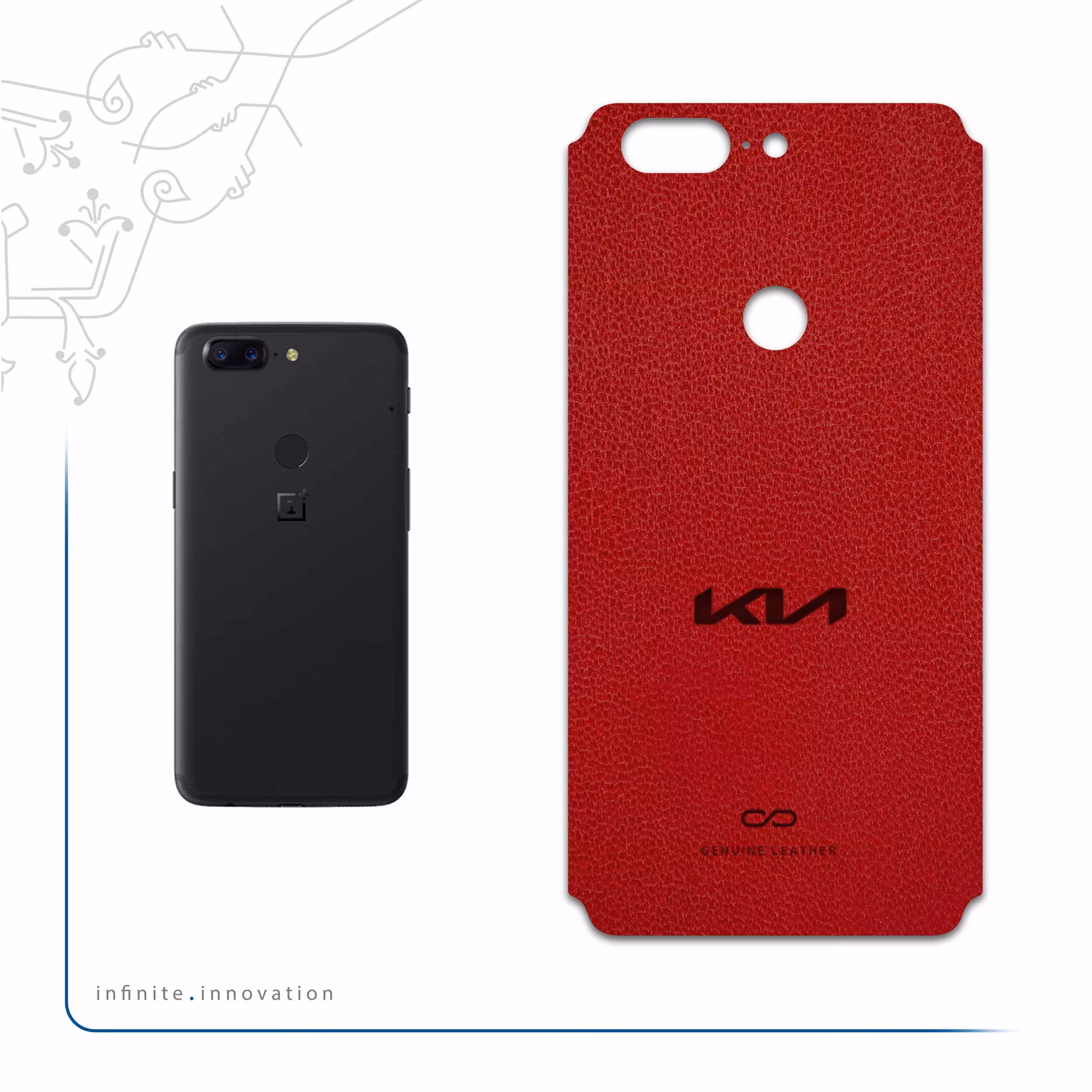 برچسب پوششی ماهوت مدل RL-KIA مناسب برای گوشی موبایل وان پلاس 5T