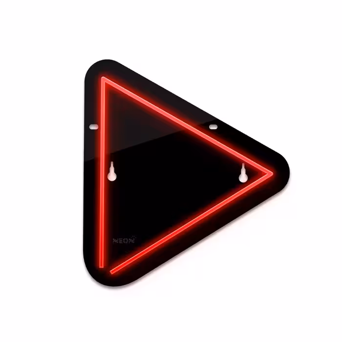 چراغ دیواری نئون دیزاین طرح Play-BL_RD