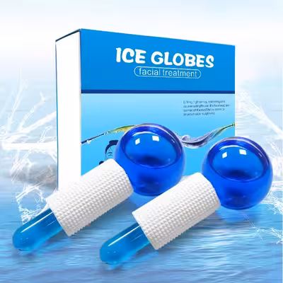 ماساژور دستی مدل گوی یخی کد 005 بسته 2 عددی