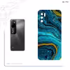 برچسب پوششی ماهوت مدل Turquoise marblewith golden streaks مناسب برای گوشی موبایل شیائومی Redmi Note 11SE