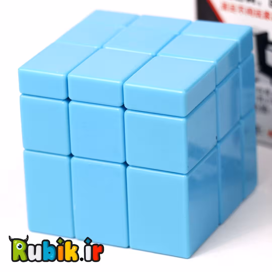 حجمی آینه ای 3*3 شنگ شو آبی ShengShou monochrome stickerless Mirror