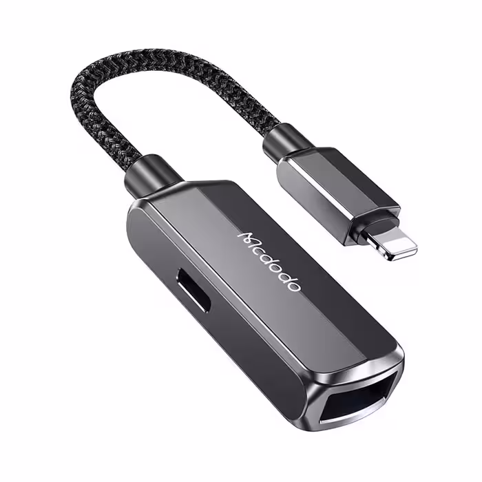 کابل تبدیل لایتنینگ به یو اس بی مک دودو Mcdodo 2 In 1 Convertor Lightning to USB-A 3.0   Lightning CA-2690