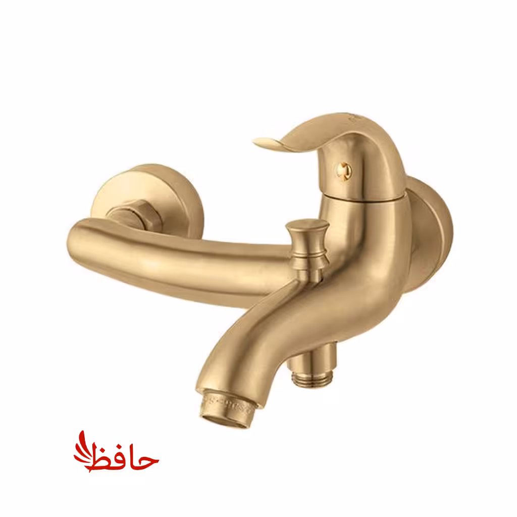شیر حمام راسان مدل اکتاو طلایی مات