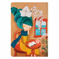 دفتر خط دار سایز A4 کد 44 برند مستر نوت