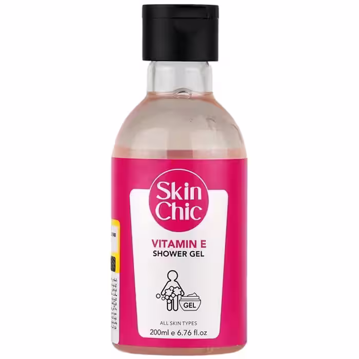 ژل شوینده پوست بدن ویتامین E اسکین شیک 200 میلی لیتر Skin Chic