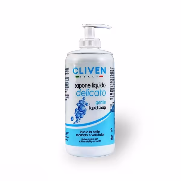 صابون مایع ضد جوش کلیون CLIVEN DELICATO حجم 500 میل