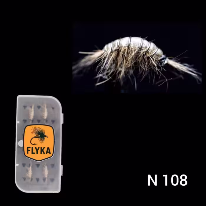 پشه‌ماهیگیری فلای رُش نچرال (Gammarus (N108- بسته 5 عددی