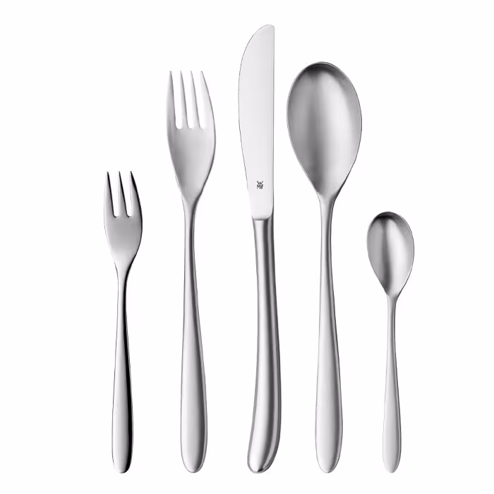 ست 66 پارچه قاشق و چنگال سیلک مات 12 نفره وی ام اف | WMF Cutlery Value Set Silk, Cromargan, 66-piece