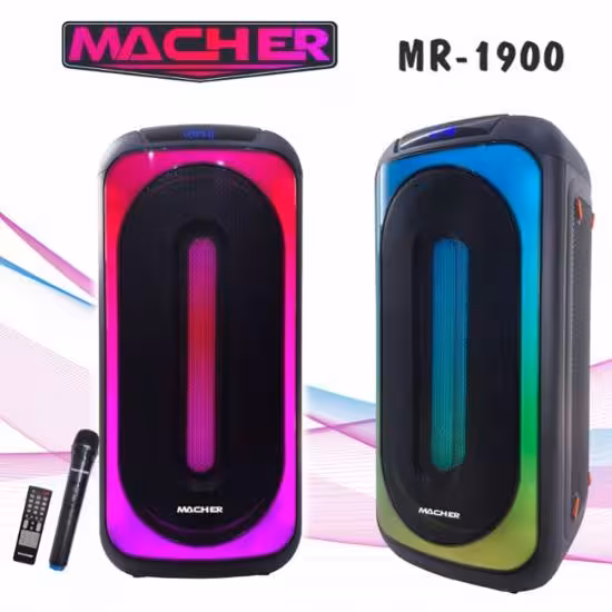 اسپیکر بلوتوث قابل حمل مچر مدل MACHER MR-1900