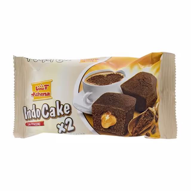 کیک کاپوچینو ایندو آشنا 60 گرمی