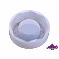 قالب سیلیکونی زیر سیگاری وارداتی چند ضلعی 10 سانت