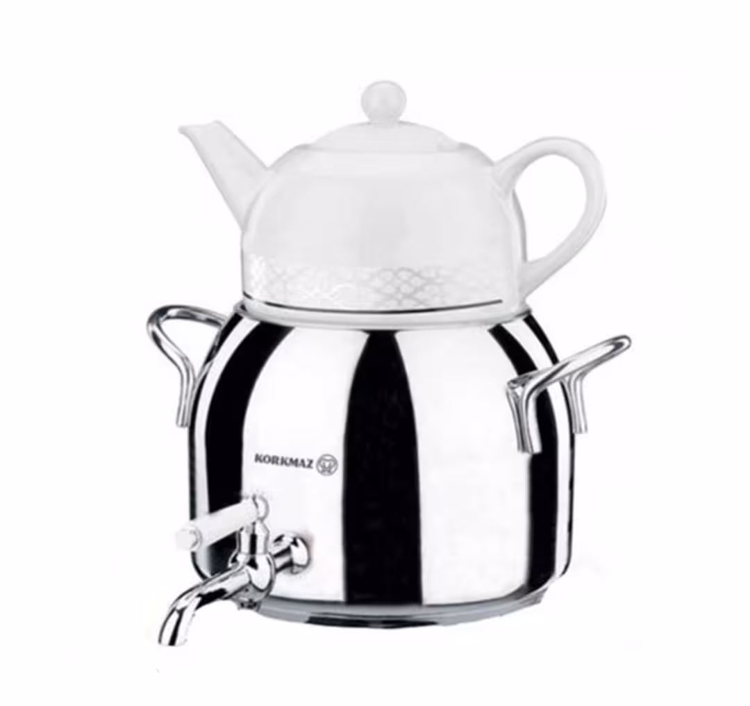 کتری و قوری شیردار کرکماز مدل Luna Diamond کد A030