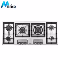 گاز رومیزی استیل البرز کد s6125 شش شعله استیل