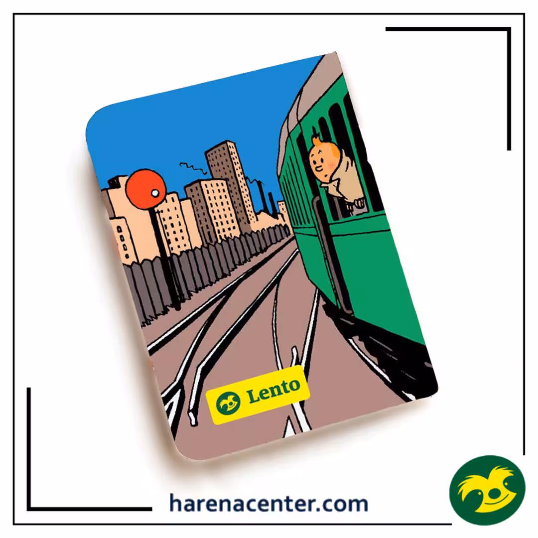 دفتر رومیزی تن تن سایز A6 کد NB009 برند لنتو