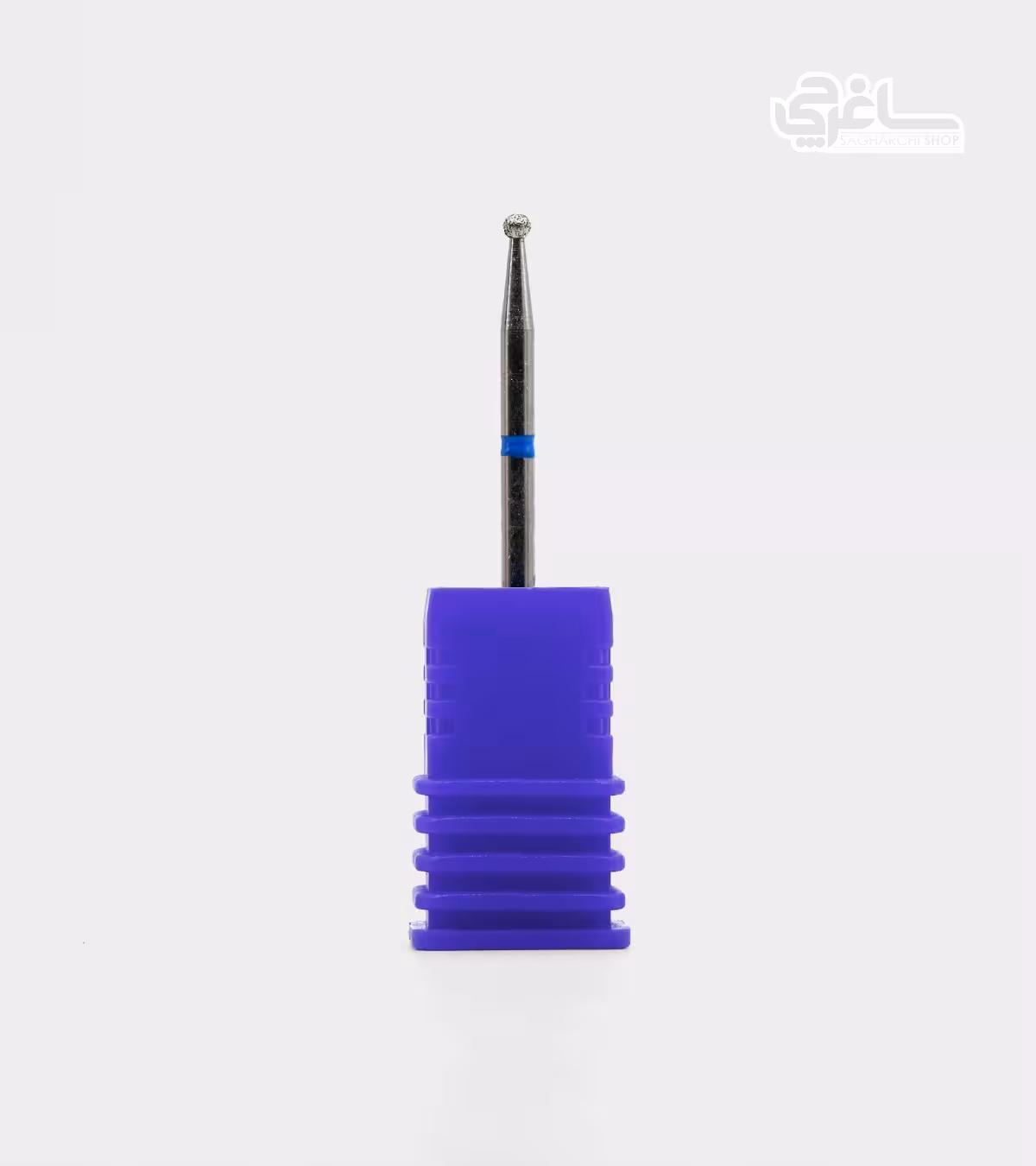 سر سوهان شنی مانیکور ناخن نوار آبی توپی (کد 08)