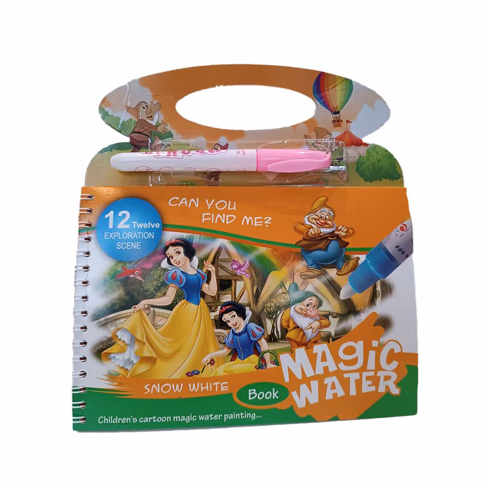 مجیک واتر بوک طرح سفید برفی