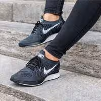 کفش کتانی نایک فلای کینت       Nike  Flyknit Racer Gray