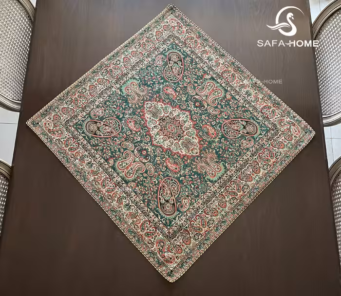 رومیزی 75×75 ترمه صفائی کد 17