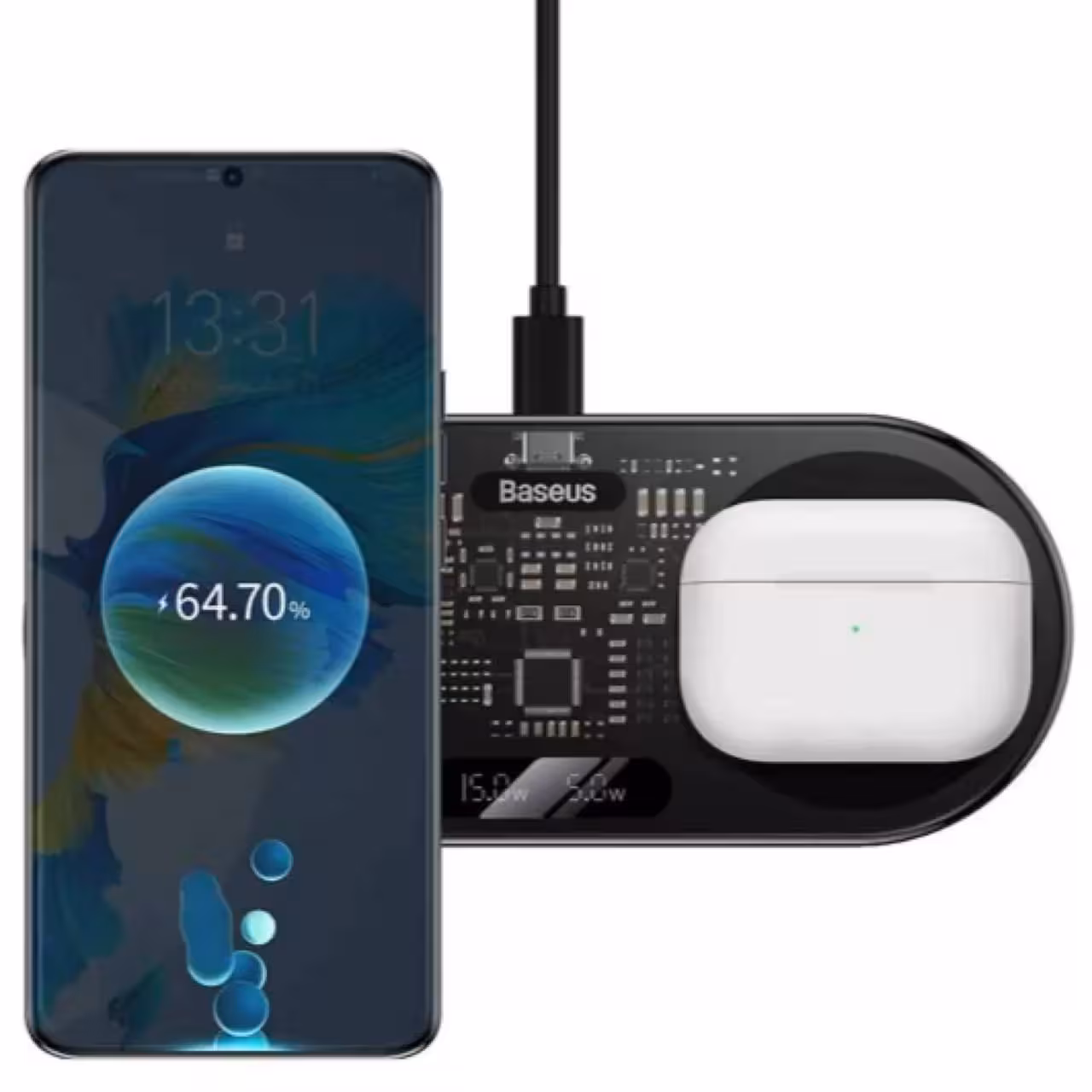 شارژر بی سیم بیسوس مدل bs-w528