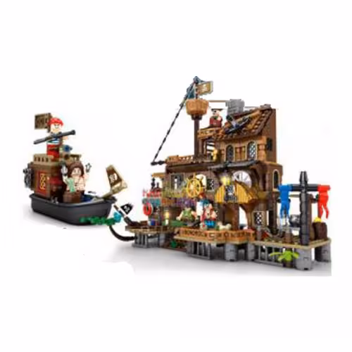 ساختنی اس وای مدل بندر گاه و قايق دزدان دريايي کد 1547