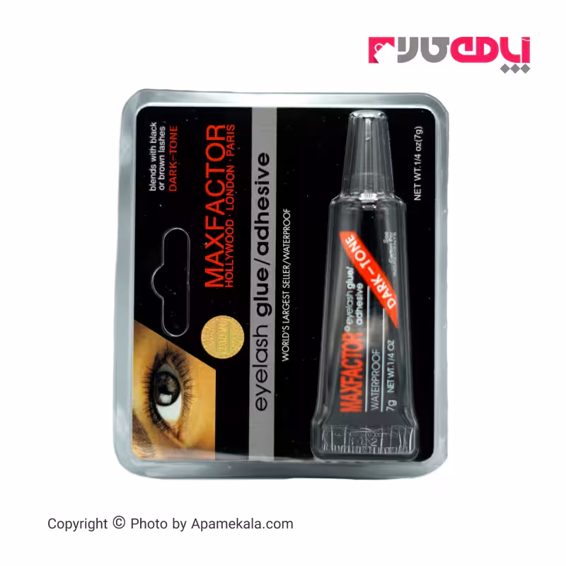 چسب مژه مصنوعی مکس فکتور maxfactor مدل dark tone وزن 7 گرم
