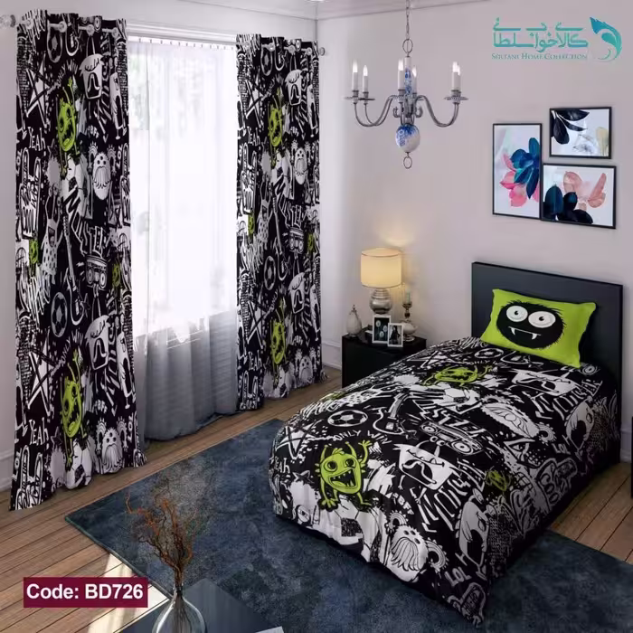 روتختی طرح میکروب ها یکنفره کد BD726