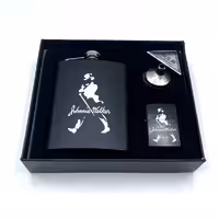 ست قمقمه جیبی و فندک مدل جانی واکر کد S540320