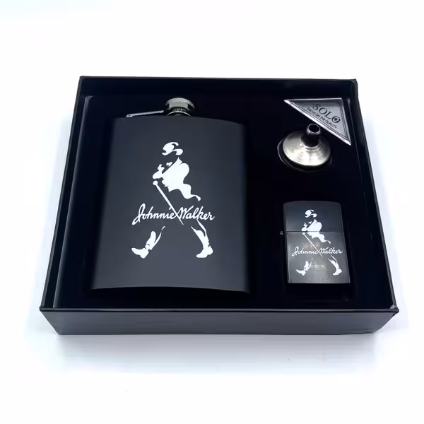 ست قمقمه جیبی و فندک مدل جانی واکر کد S540320