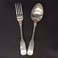 قاشق چنگال استیل صنایع استیل ایران مدل برشیا مات