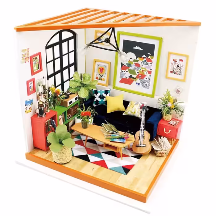 پازل 3 بعدی روبوتایم مدل اتاق خواب نشیمن Lucas Sitting Room  کد J