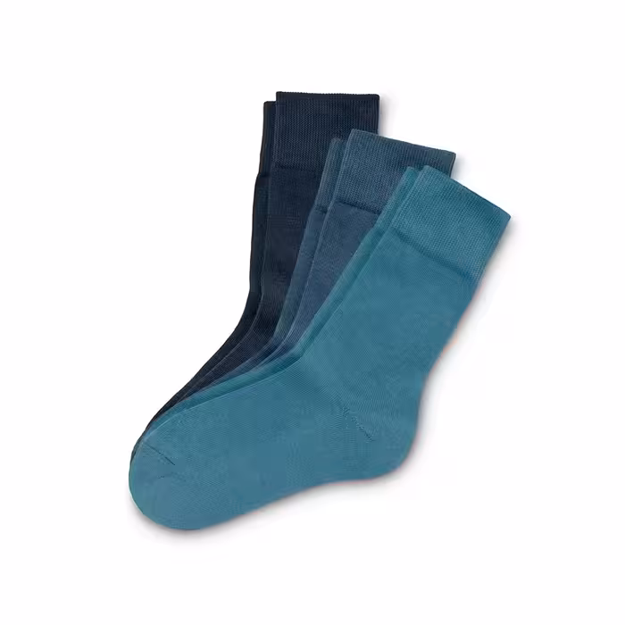 جوراب ساق بلند آبی یونیسکس چیبو 3 عددی