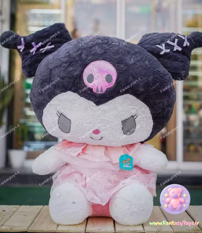 عروسک پولیشی کرومی 100 سانتی‌متری اورجینال (Kuromi Plush 100 cm)