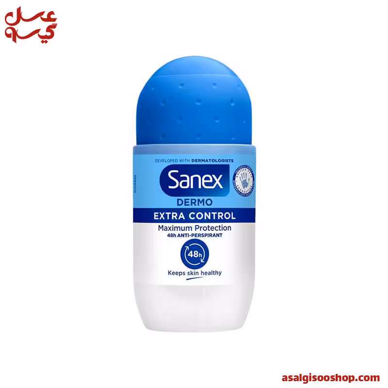 مام رول ضد تعریق درمو اکسترا کنترل برند سانکس | Sanex Dermo Extra Control Roll-On | کد 2934