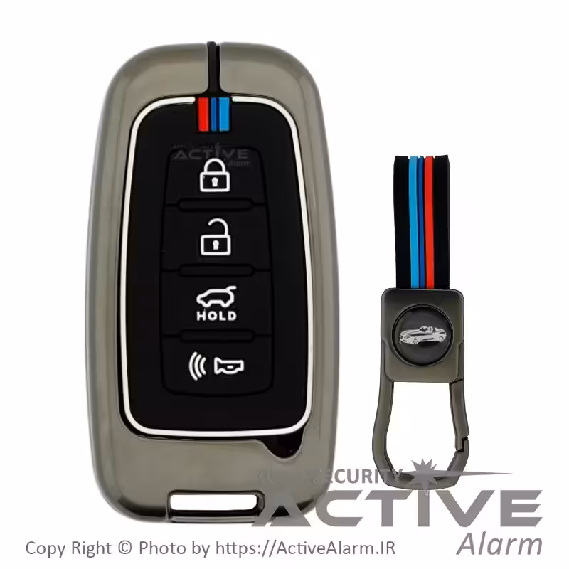 قیمت کاور فلزی سیلیکونی ریموت فابریک هیوندای اسمارت چهار دکمه