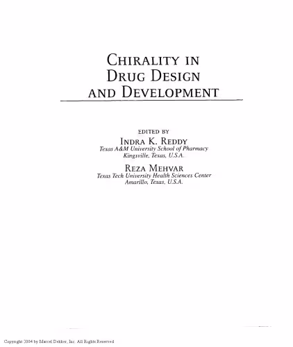 خرید و دانلود نسخه کامل کتاب Chirality in Drug Design and Development