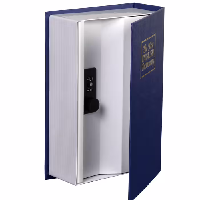 گاوصندوق کتابی ایمن سدید با قفل رمزدار (به صورت دیکشنری و مخفیانه در کتابخانه)