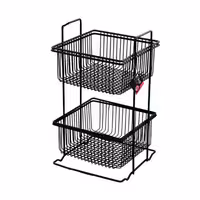 سبد سیب زمینی و پیاز 2 طبقه مربع