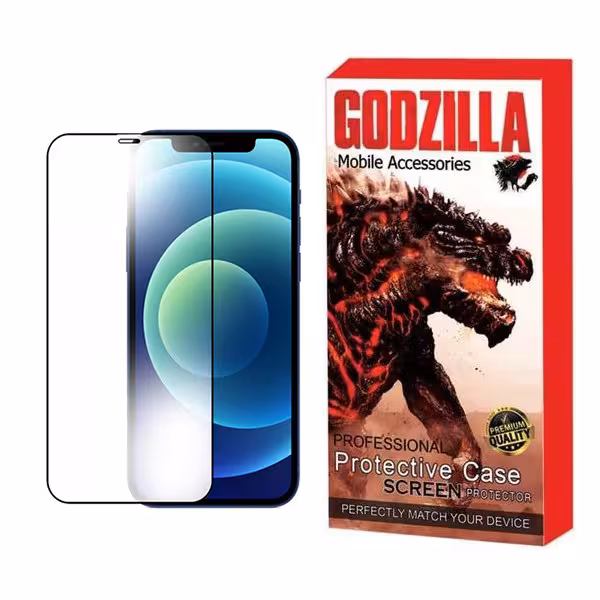 محافظ صفحه نمایش گودزیلا مدل FUll مناسب برای گوشی موبایل اپل Iphone 12 Pro