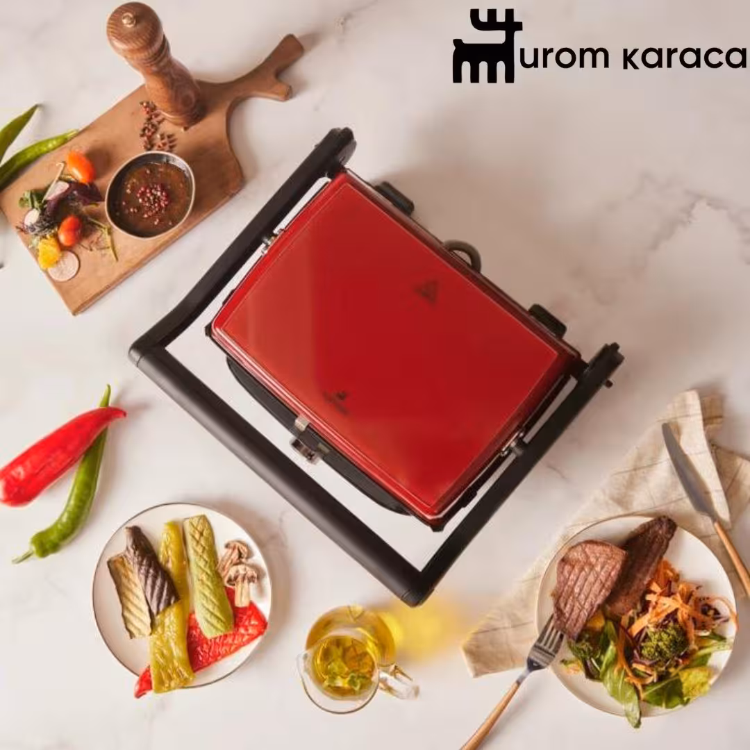 ساندویچ ساز و گریل کاراجا Gastro Grill Premium قرمز