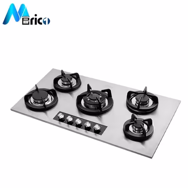 گاز رومیزی اخوان کد G131 پنج شعله شیشه