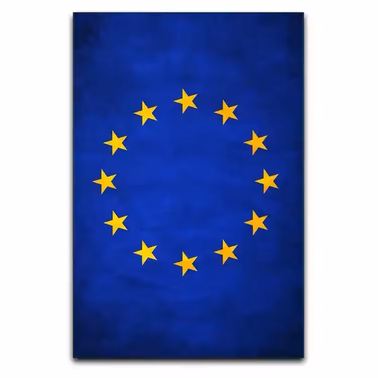 تابلو طرح پرچم اروپا | نماد اتحاد