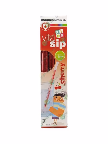 نی آب با طعم گیلاس – Cherry Flavored Magnesium And B6 Straws