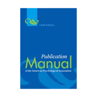 Publication Manual of the American Psychological Association sixth edition